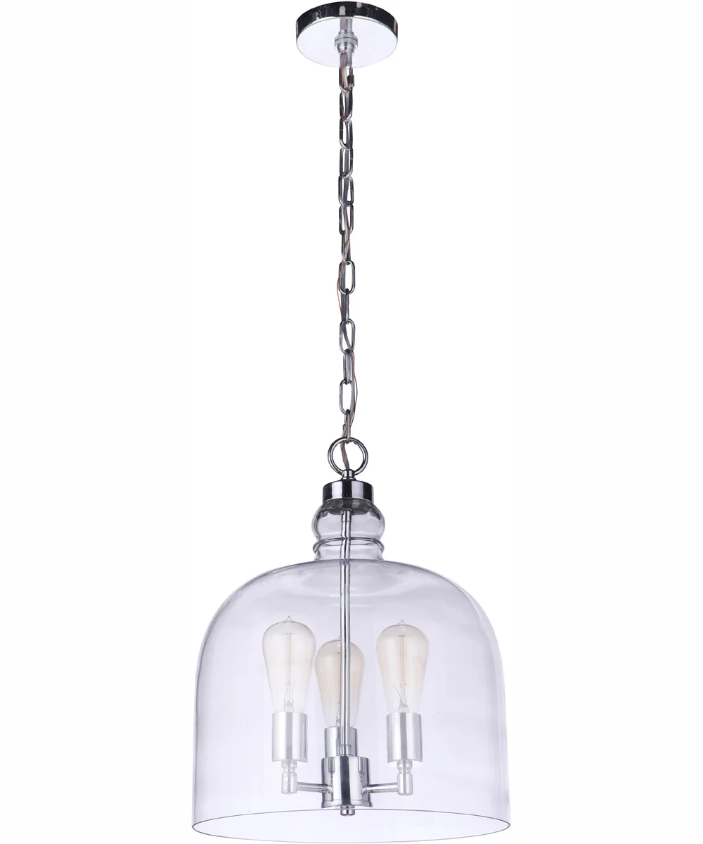 Jackson 3-Light Pendant Chrome - Image 7