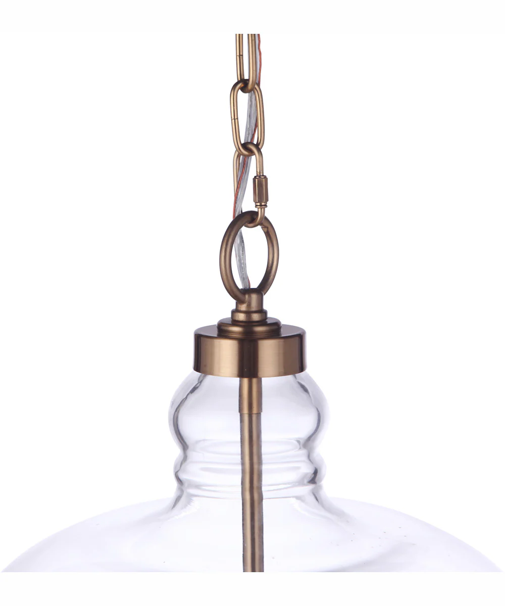 Jackson 3-Light Pendant Satin Brass - Image 6