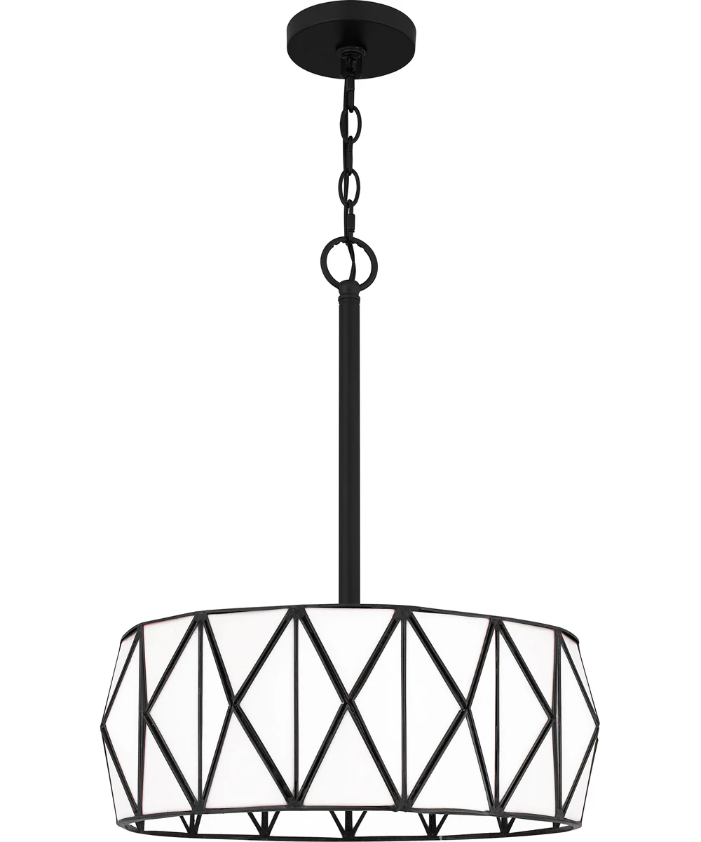 Jakarta 3-light Pendant Matte Black - Image 4