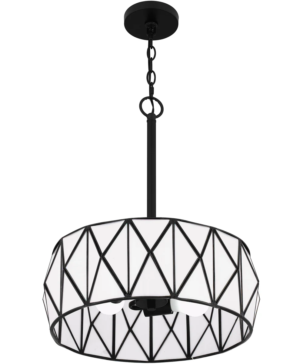 Jakarta 3-light Pendant Matte Black - Image 5