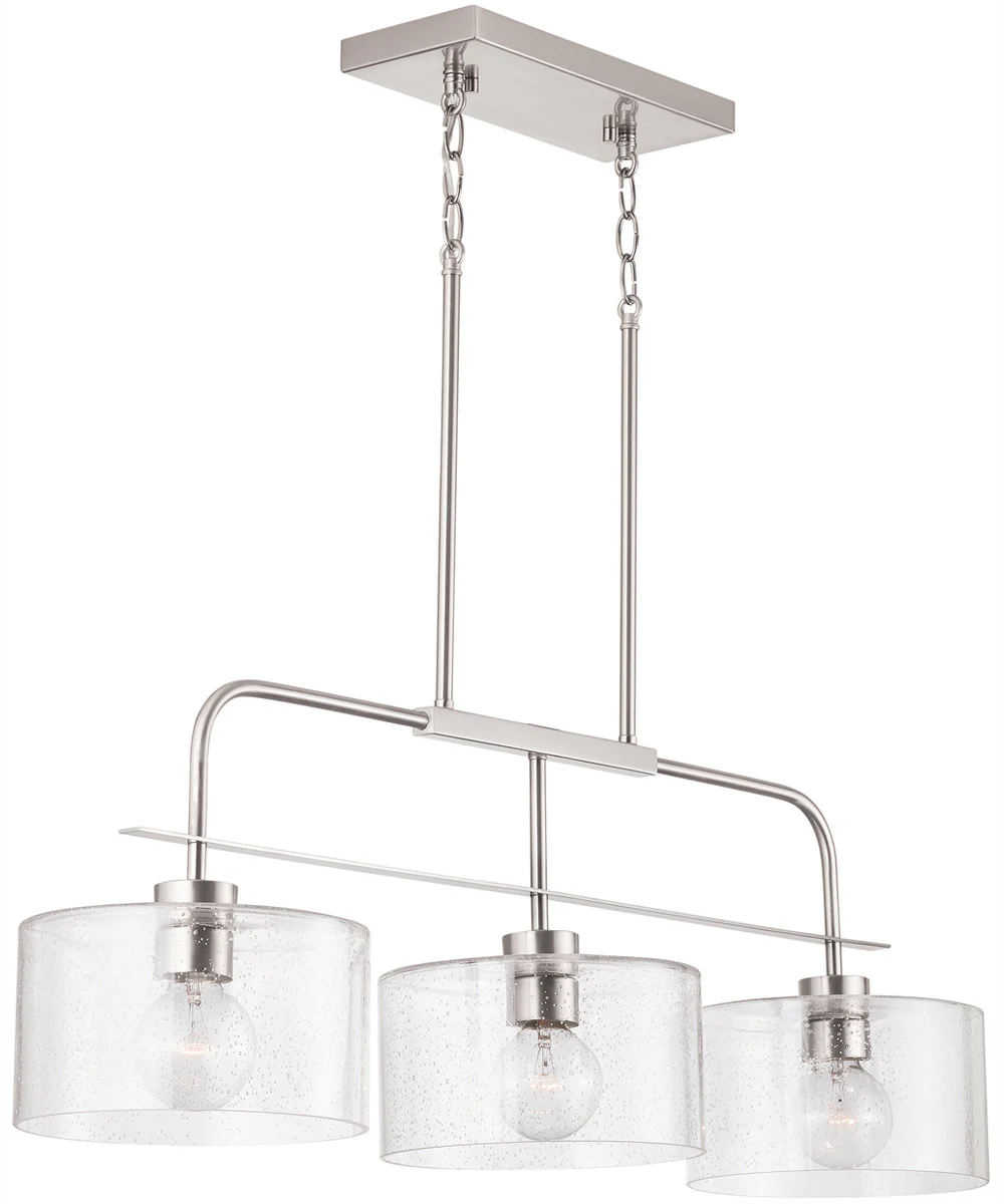 Jake 3-Light Island Brushed Nickel - Image 3