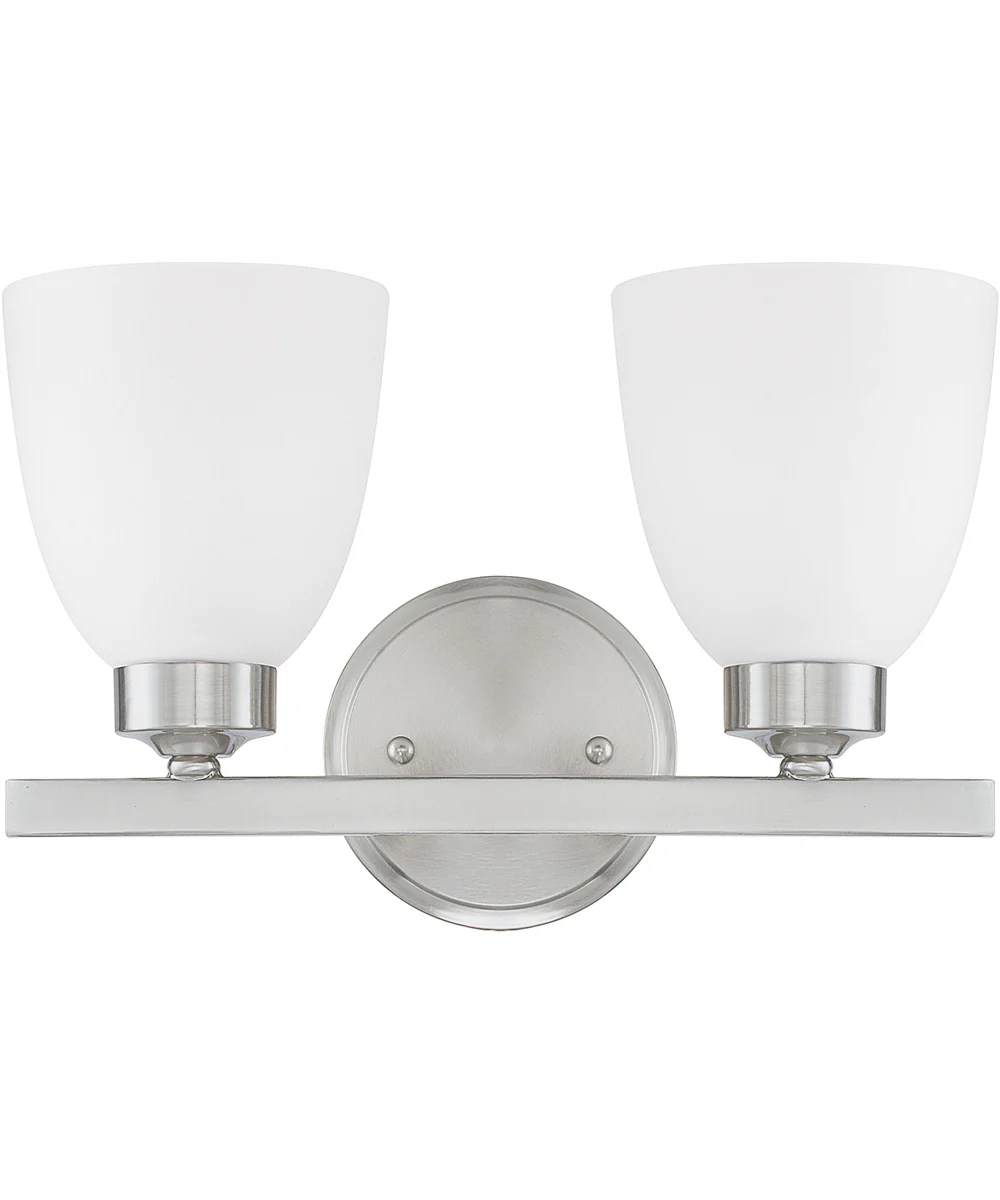 Jameson 2-Light Vanity Brushed Nickel