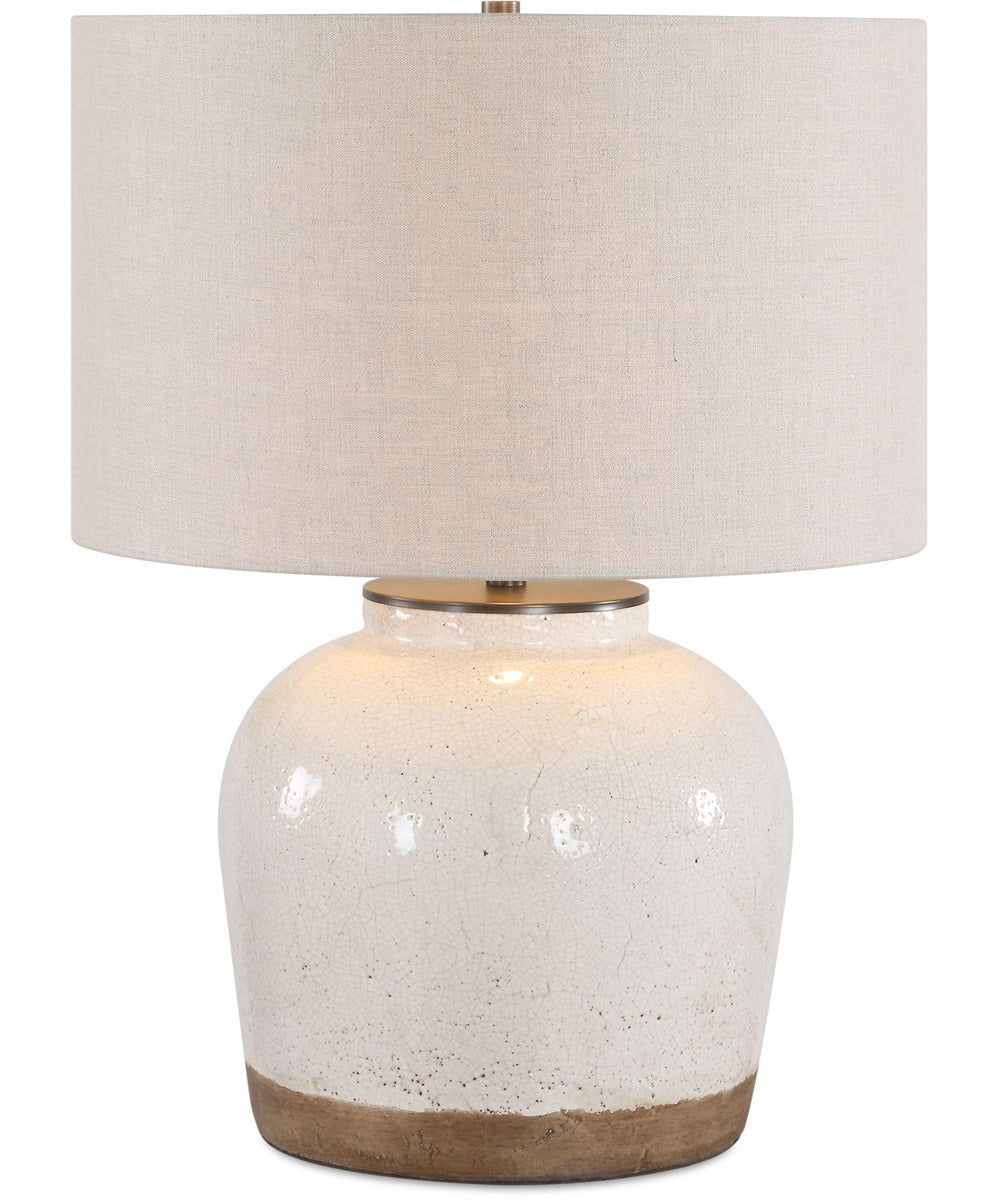 Jarret Glaze White Table Lamp