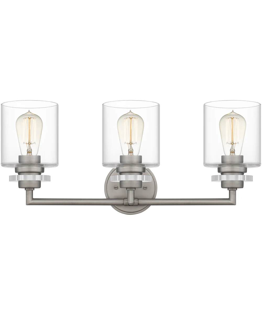 Jaspar Large 3-light Bath Light Antique Nickel - Image 2