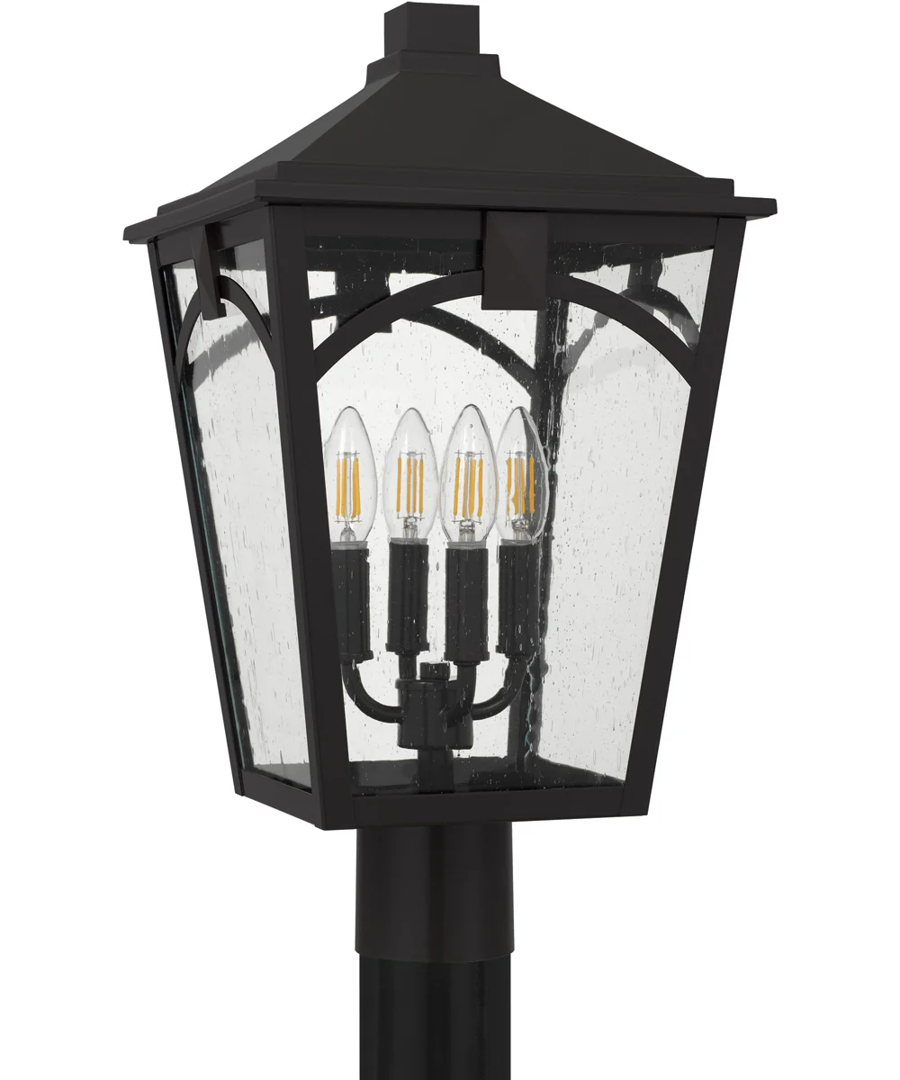 Jaxon 4-light Outdoor Post Light Western Bronze - Image 5