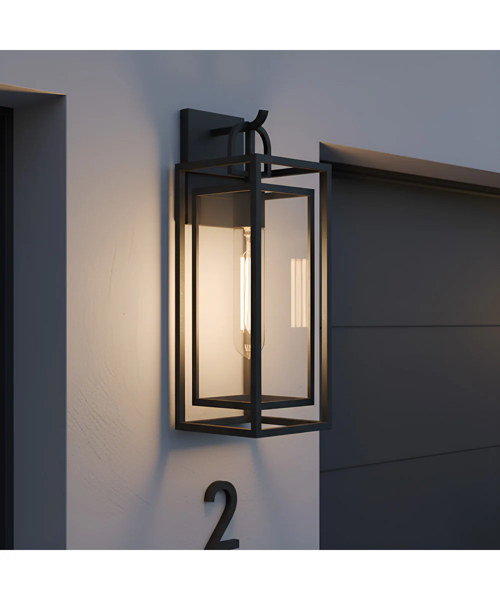 Jayce 1-light Outdoor Wall Light Matte Black - Image 2