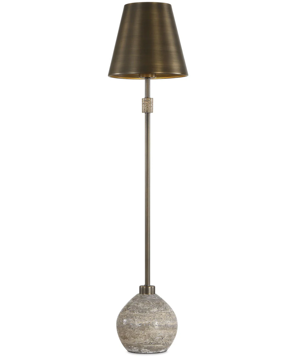 Jaycee Dark Travertine Buffet Lamp