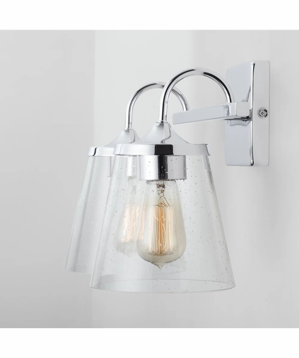 Jayne 2-Light Vanity Chrome - Image 2