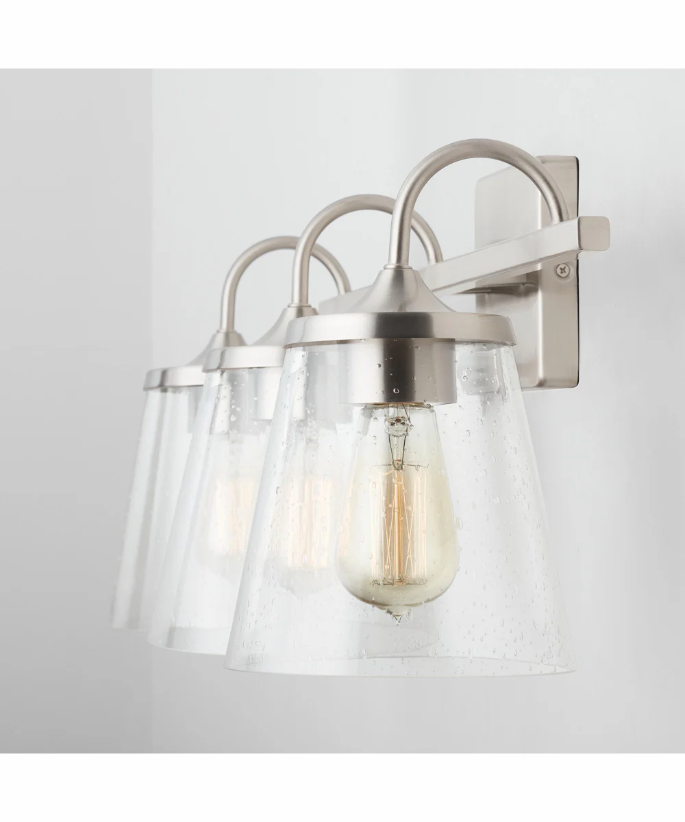 Jayne 3-Light Vanity Brushed Nickel - Image 2