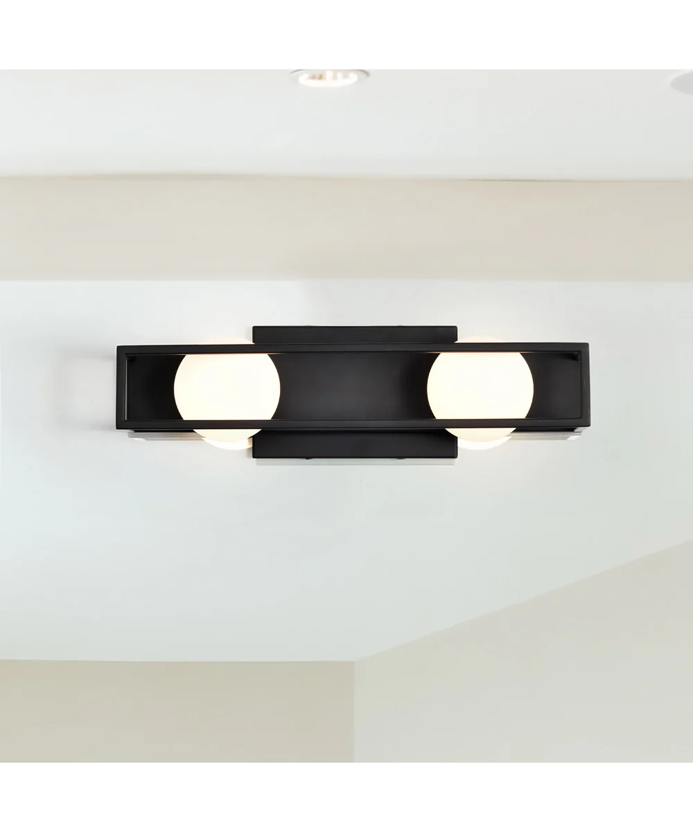 Jenkins 2-Light Vanity & Wall Matte Black - Image 3