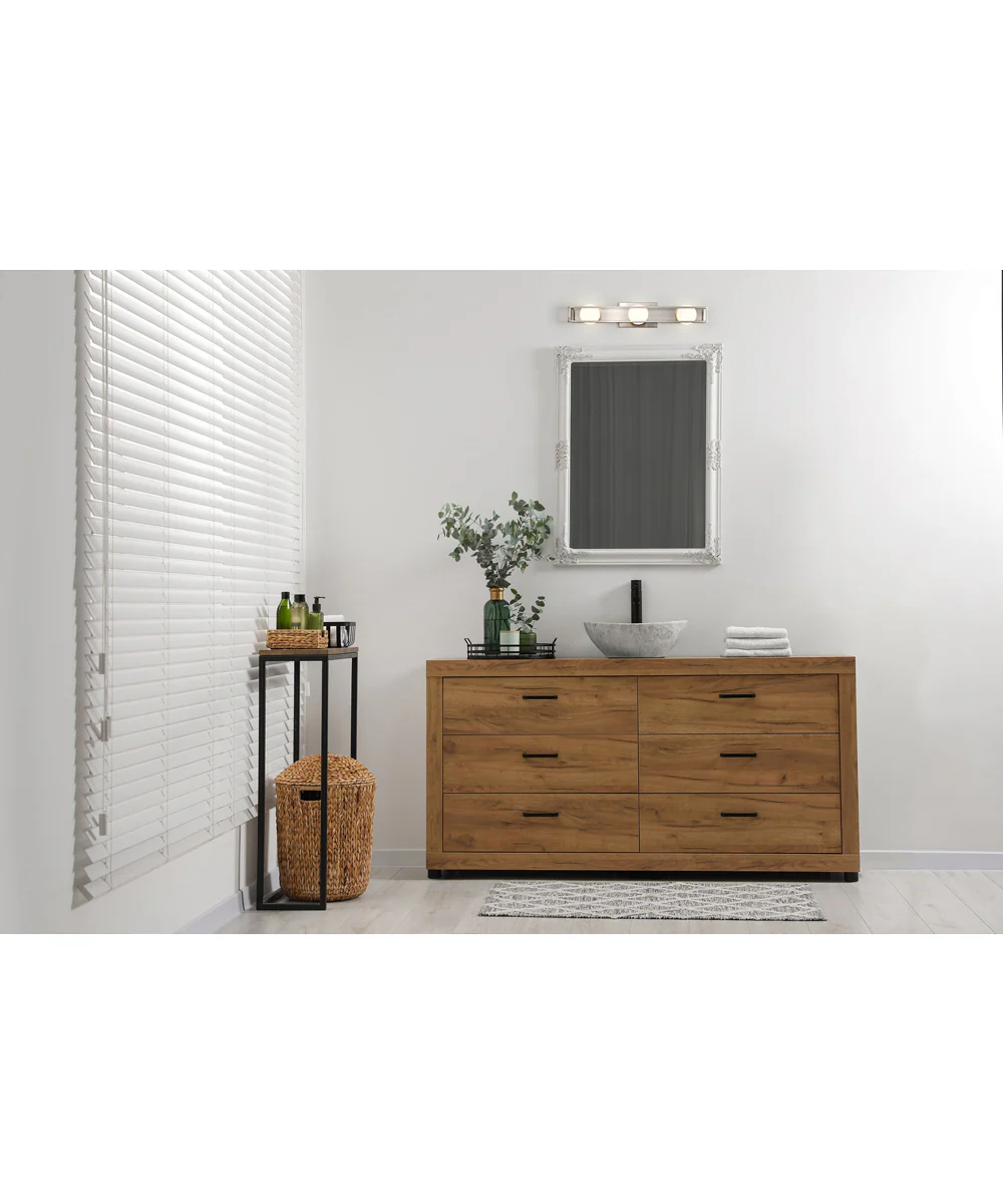 Jenkins 3-Light Vanity & Wall Brushed Nickel - Image 2