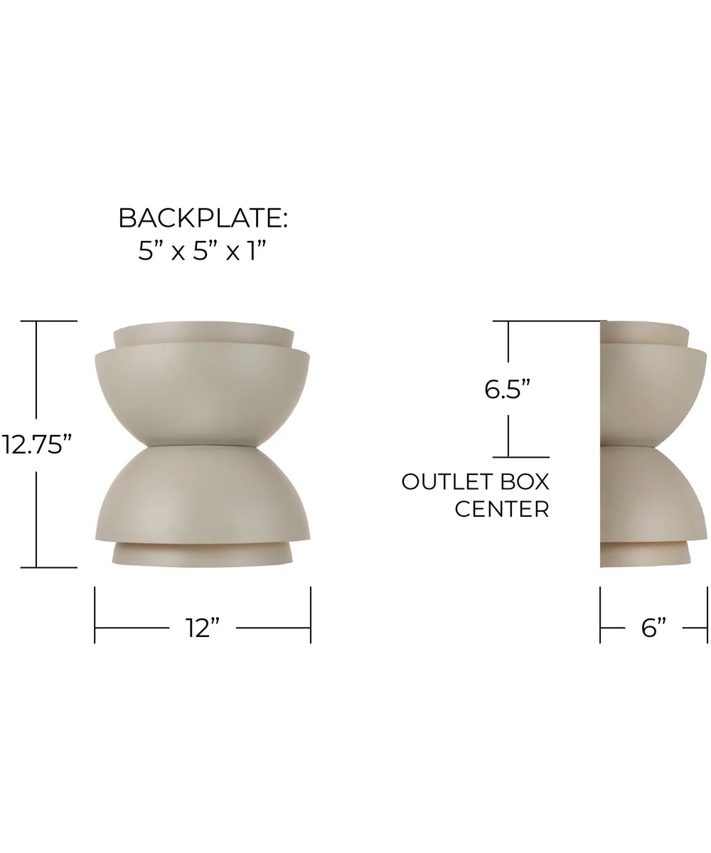 Jensen 2-Light Sconce Taupe - Image 5