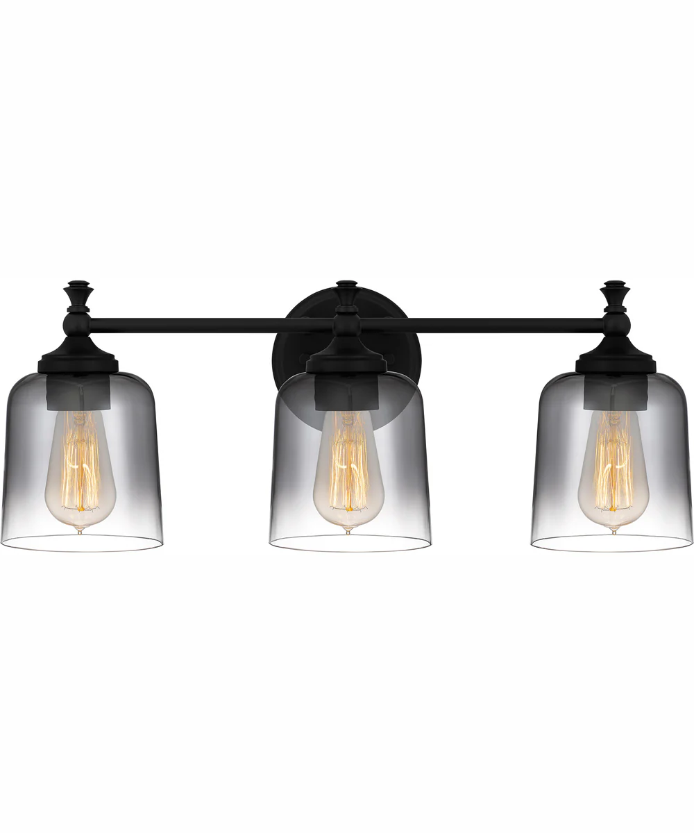 Jenson Large 3-light Bath Light Matte Black