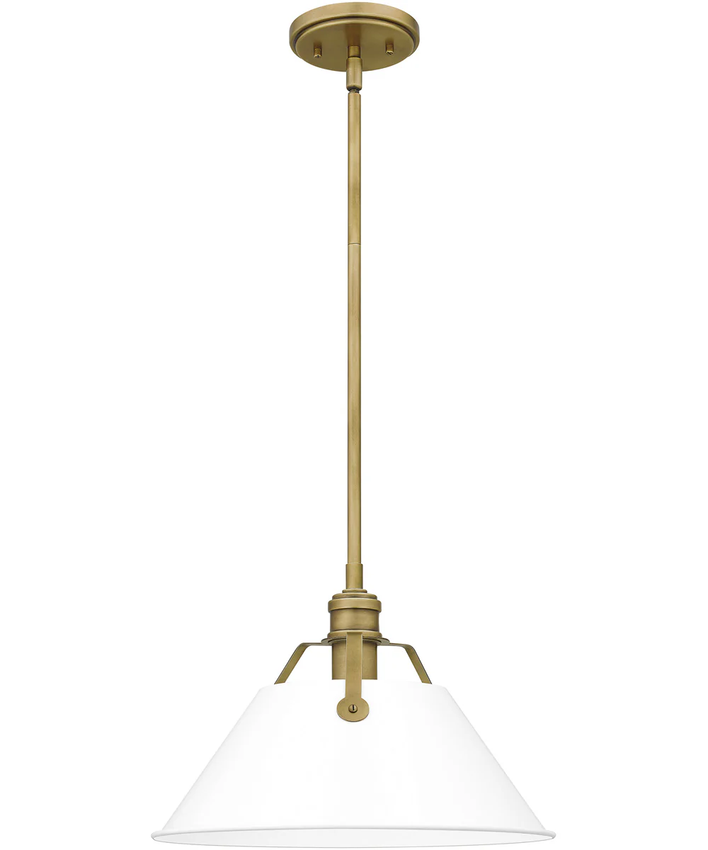 Jessup Small 1-light Mini Pendant Weathered Brass - Image 2