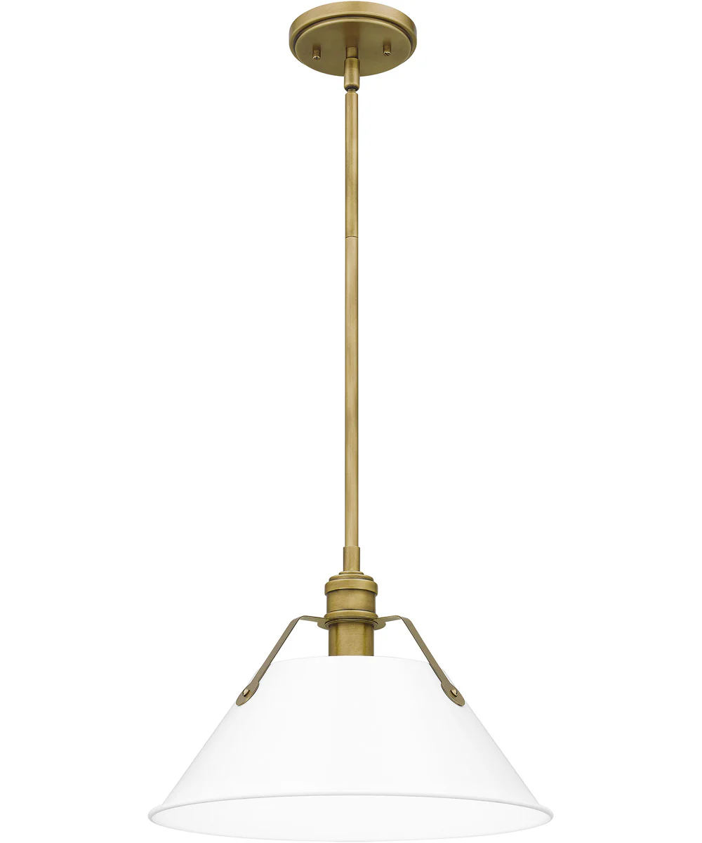 Jessup Small 1-light Mini Pendant Weathered Brass - Image 4