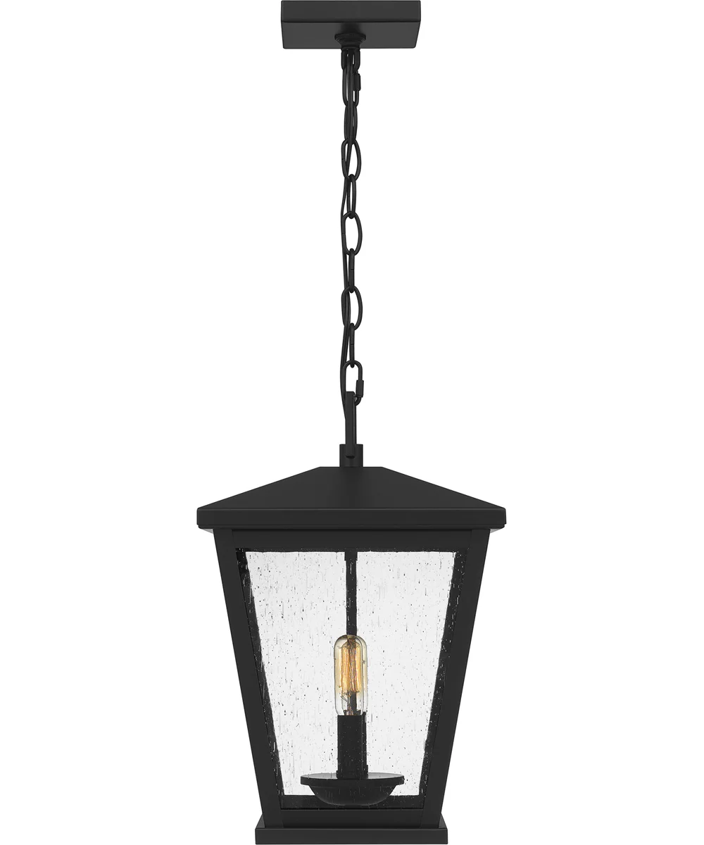 Joffrey Large 2-light Outdoor Pendant Light Matte Black - Image 5
