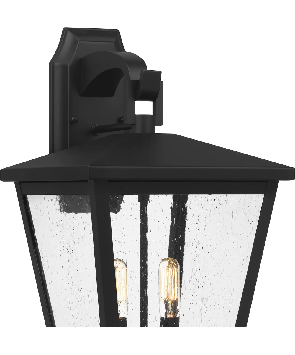 Joffrey Large 2-light Outdoor Wall Light Matte Black - Image 6