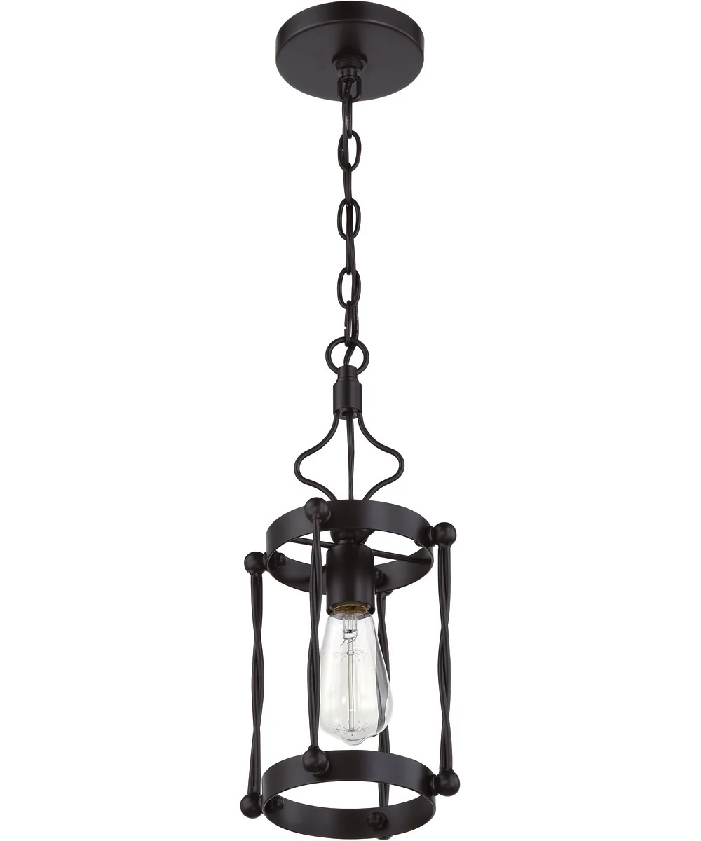 Jolenne 1-Light Mini Pendant Flat Black - Image 3