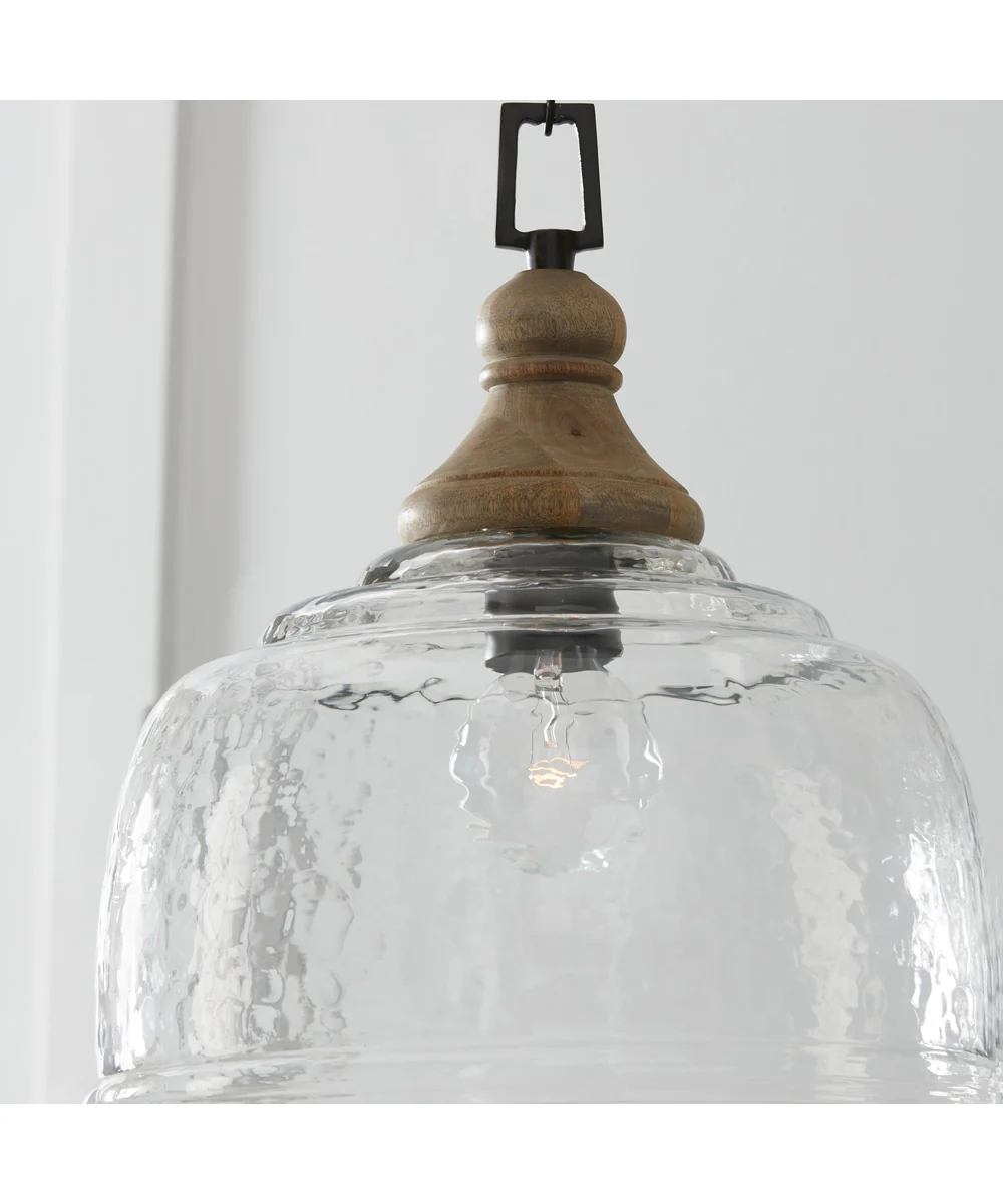 Julian 1-Light Pendant Grey Wash and Iron Silk - Image 3