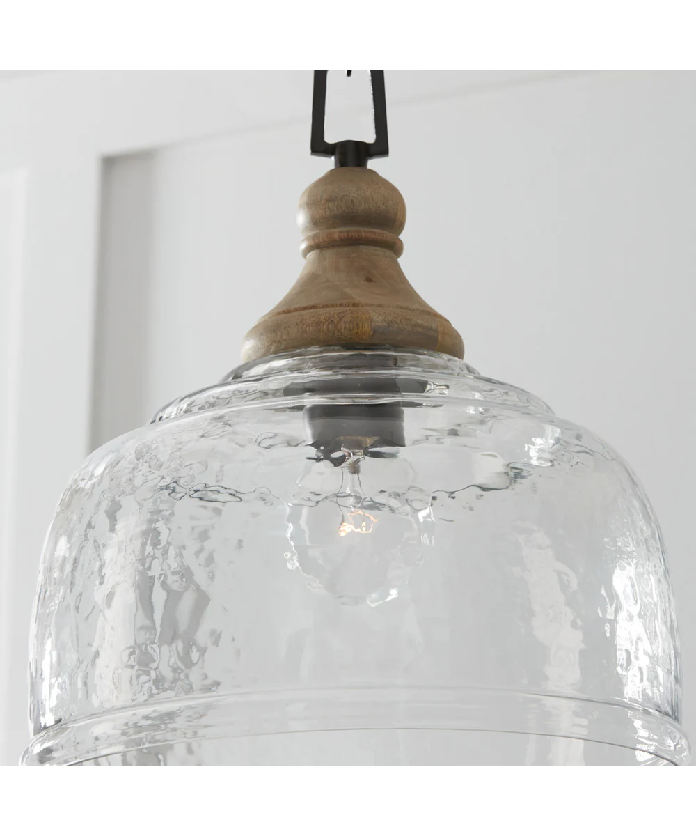 Julian 1-Light Pendant Grey Wash and Iron Silk - Image 4