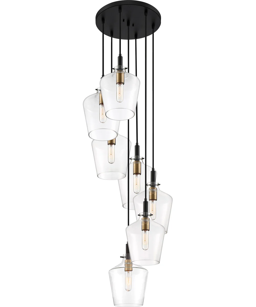 June 7-light Pendant Earth Black - Image 4
