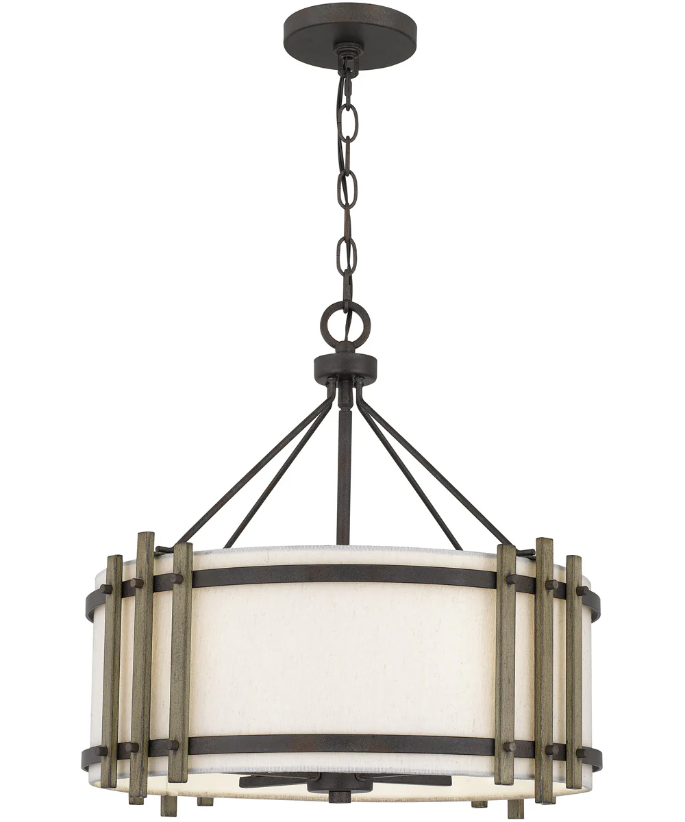Juneau 4-light Pendant Iron Gate - Image 2