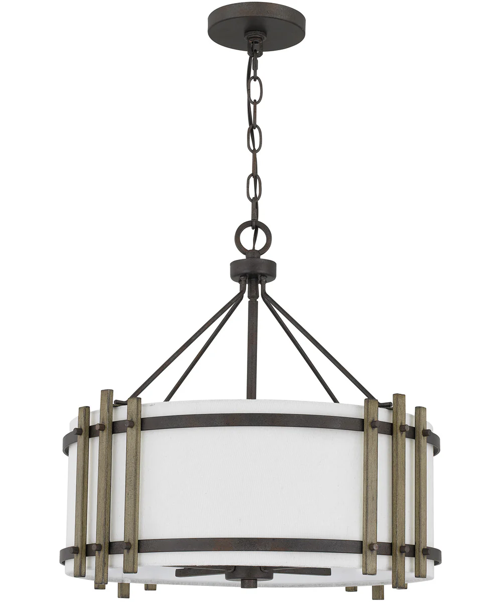 Juneau 4-light Pendant Iron Gate - Image 3