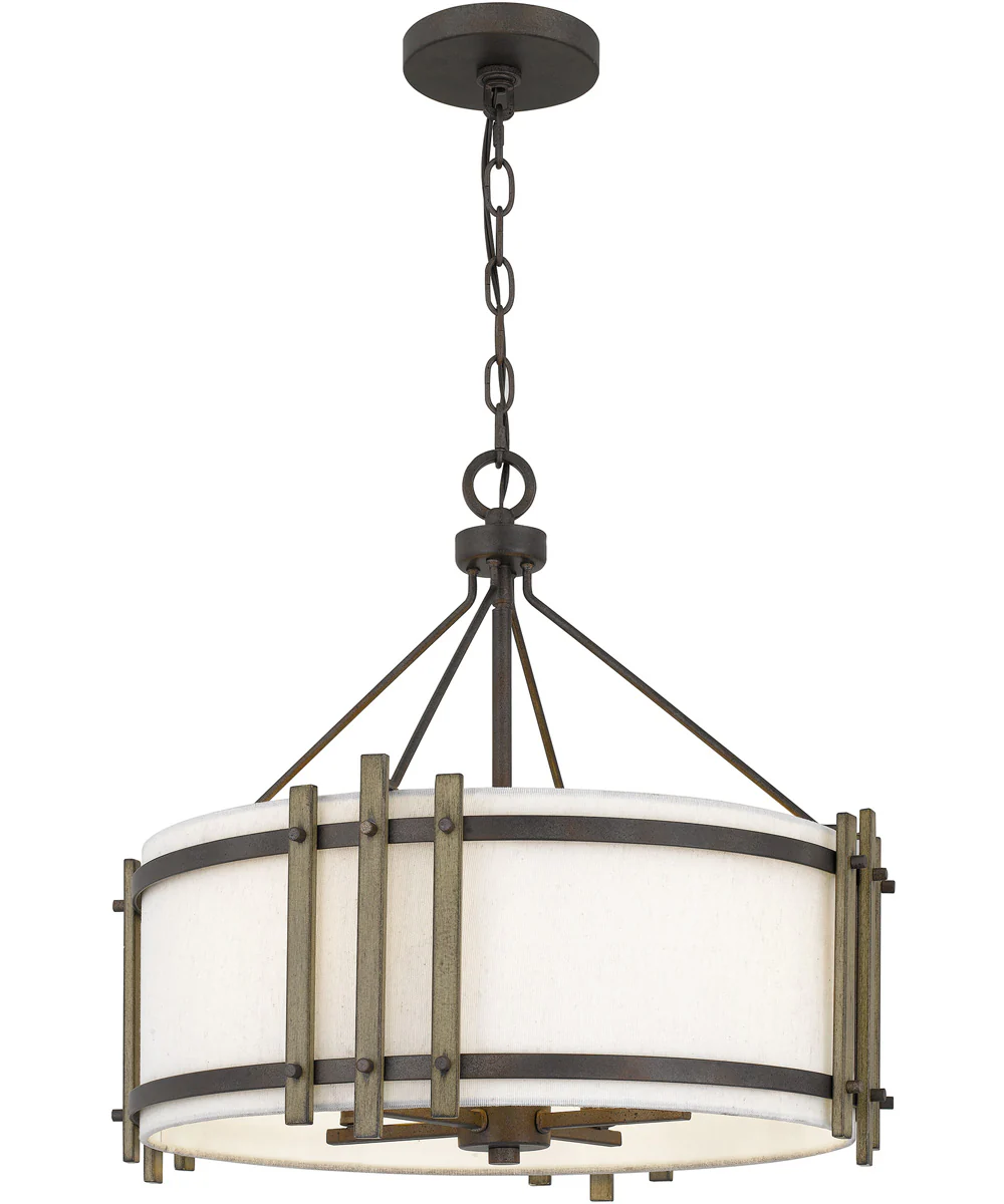 Juneau 4-light Pendant Iron Gate - Image 5