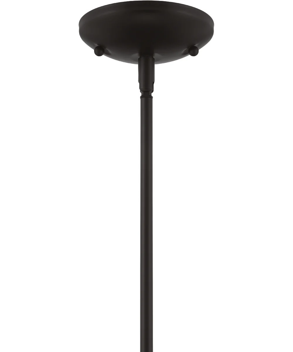 Kahn 1-Light Outdoor Pendant Midnight / Satin Aluminum - Image 4