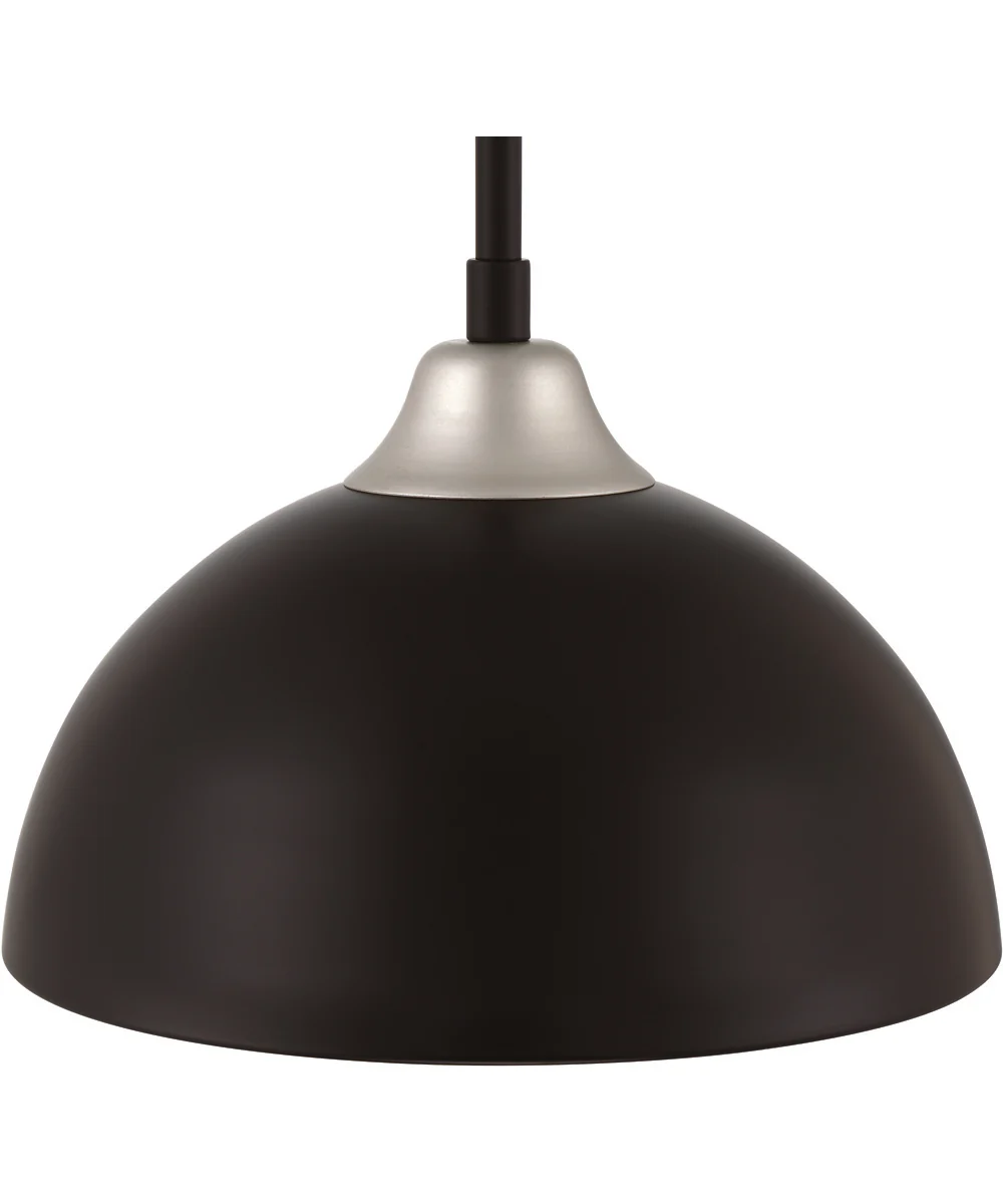 Kahn 1-Light Outdoor Pendant Midnight / Satin Aluminum - Image 5