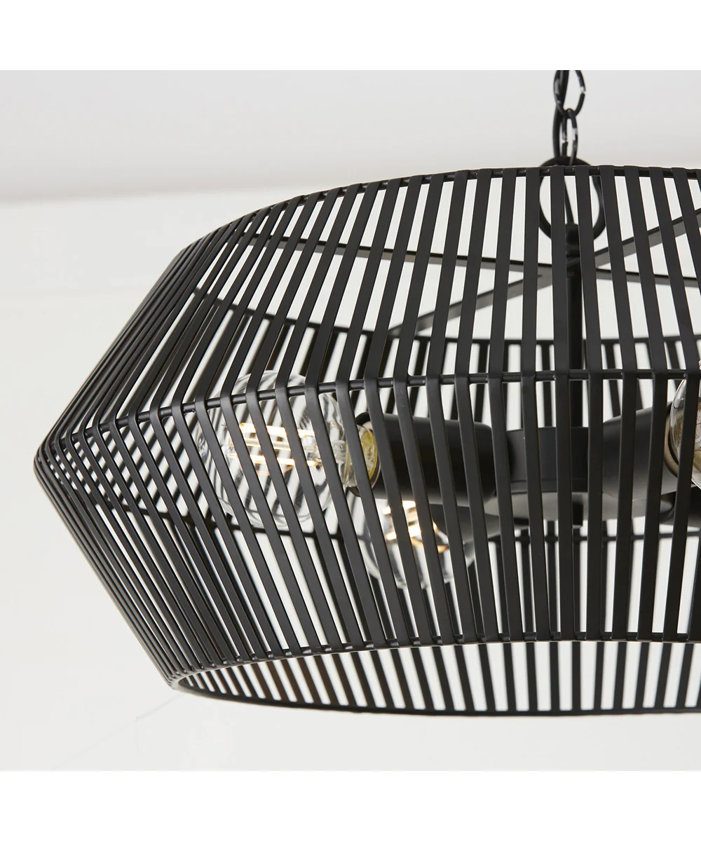 Kaiya 4-Light Pendant Matte Black - Image 3