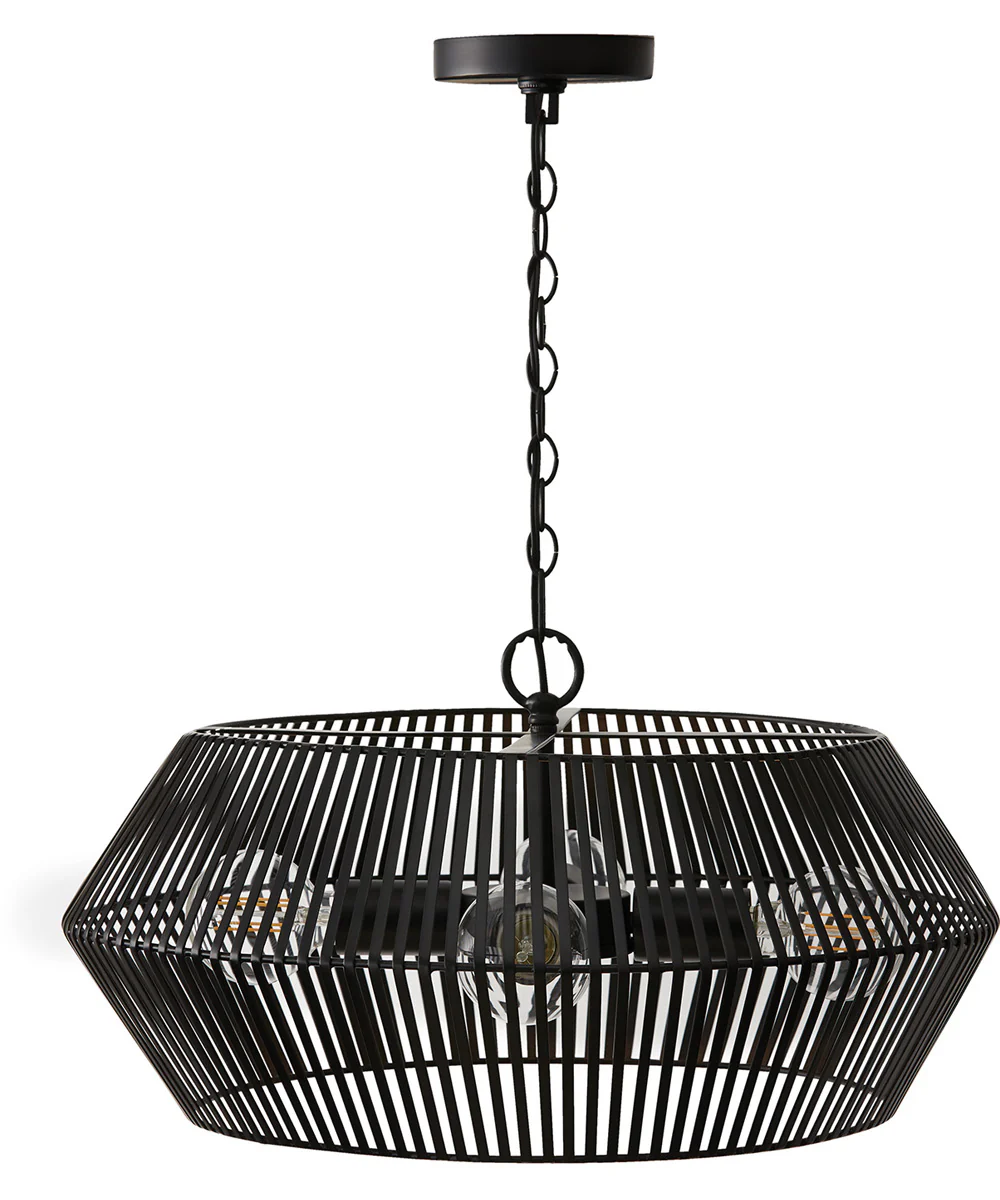 Kaiya 4-Light Pendant Matte Black - Image 4