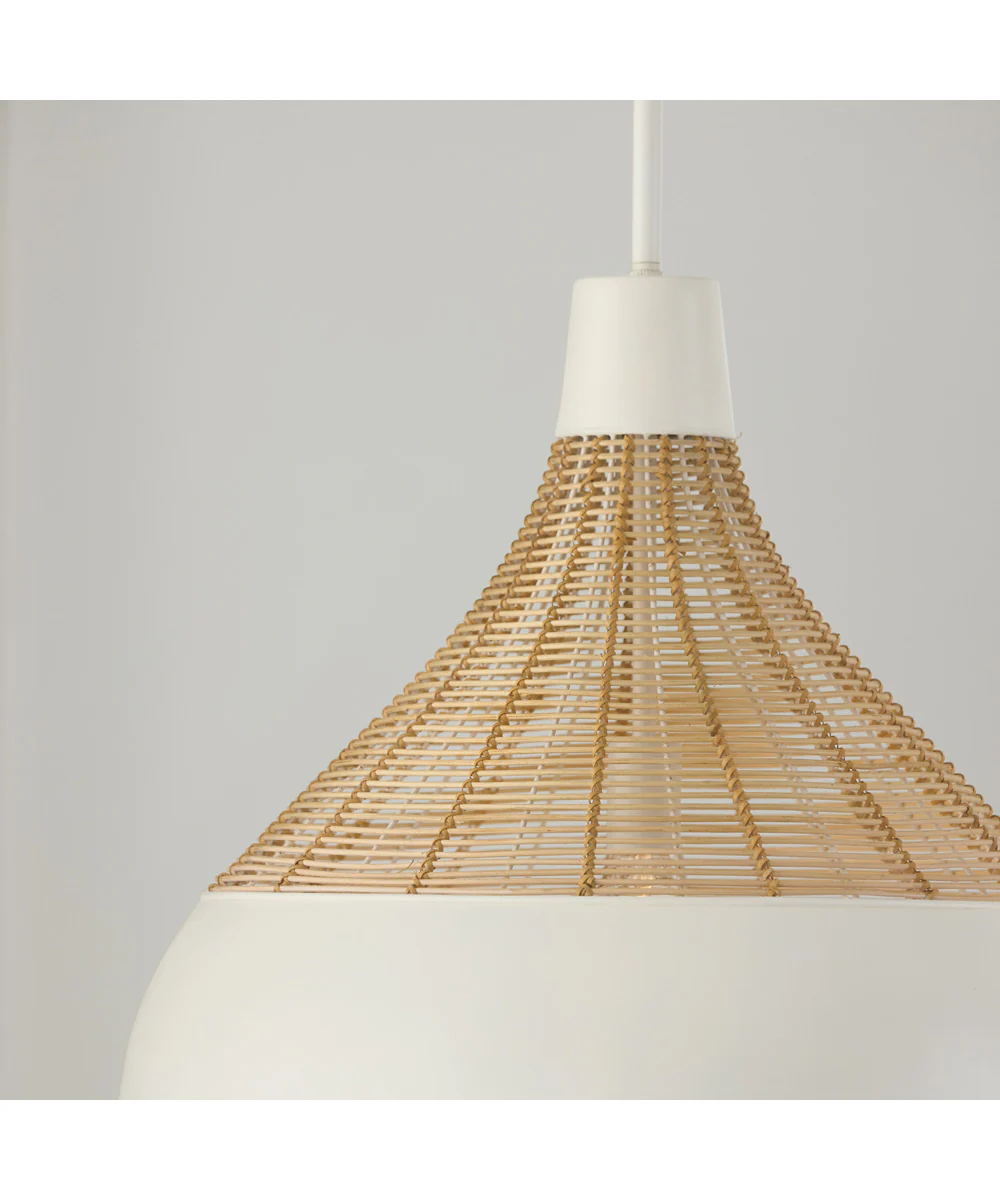 Kali 1-Light Pendant Matte White - Image 4
