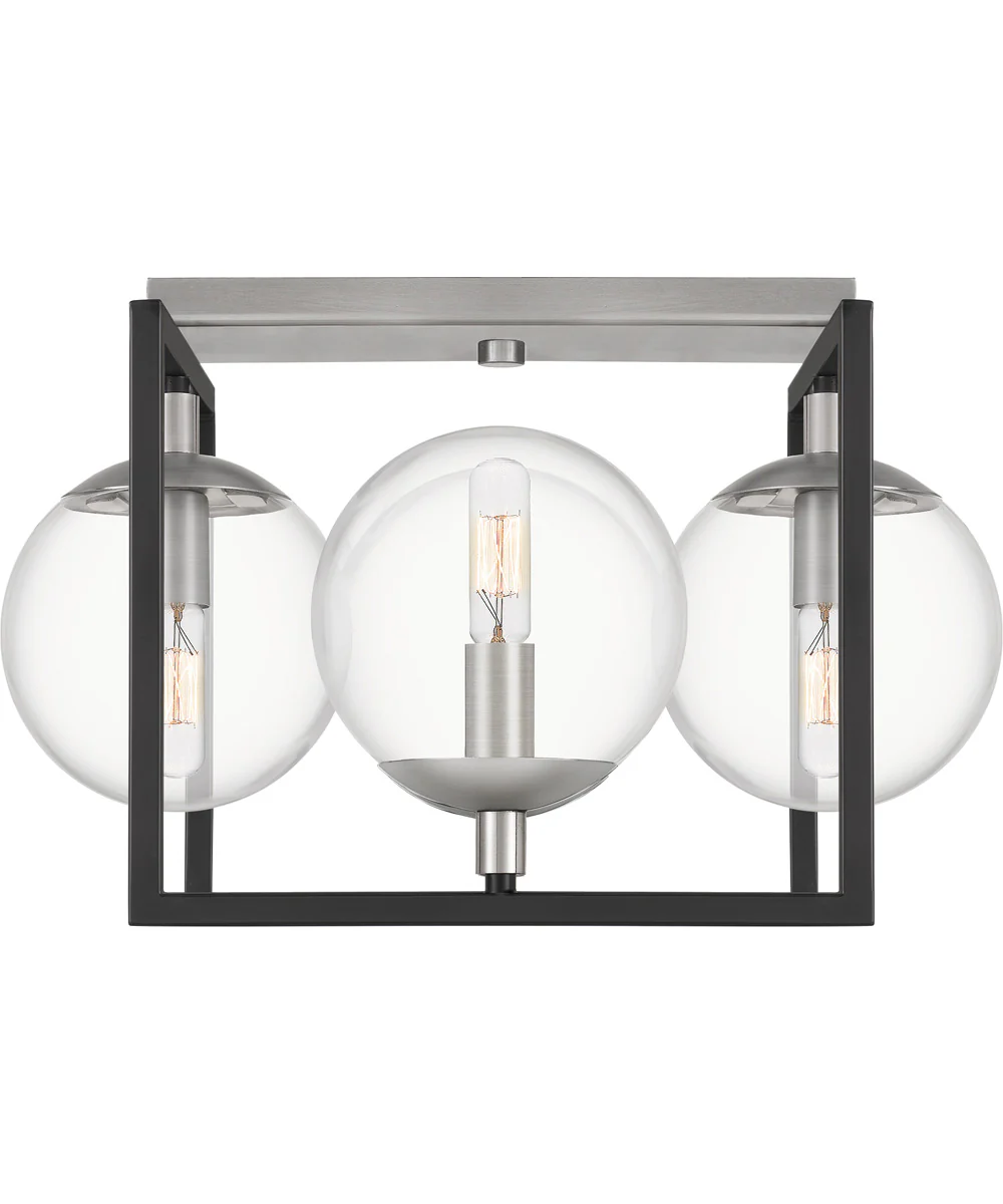 Kane 4-light Semi Flush Mount Earth Black - Image 4