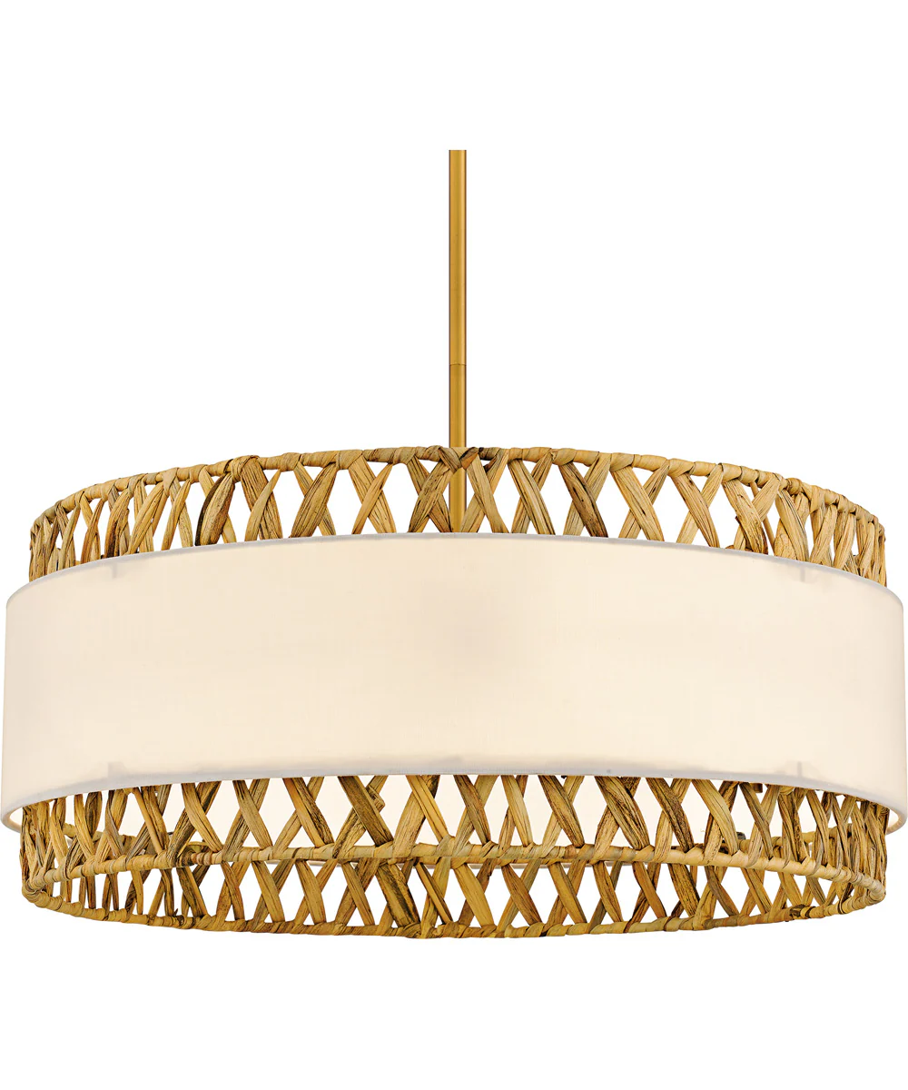 Kate Large 5-light Pendant Brushed Gold - Image 5