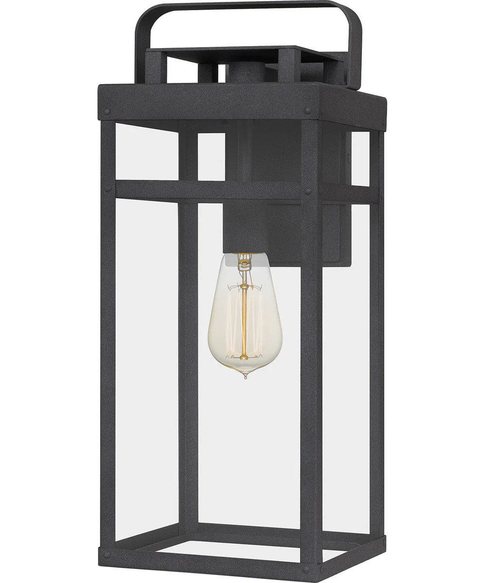 Keaton Large 1-light Outdoor Wall Light  Coastal Armour Aluminum Mottled Black