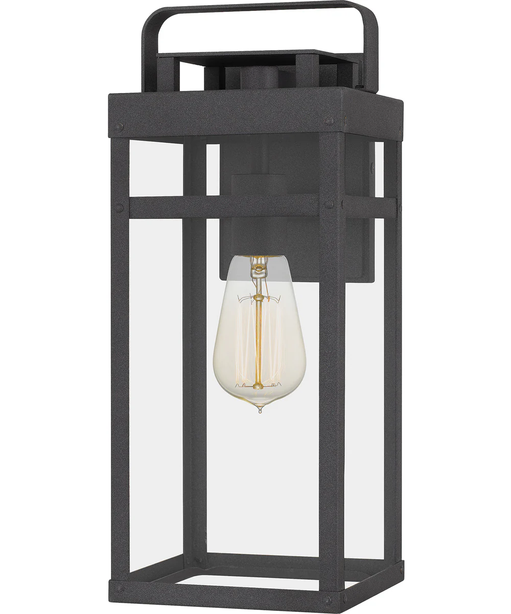 Keaton Medium 1-light Outdoor Wall Light  Coastal Armour Aluminum Mottled Black