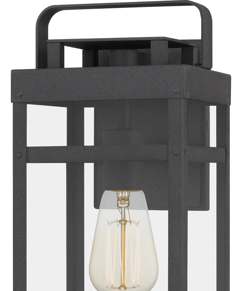 Keaton Medium 1-light Outdoor Wall Light  Coastal Armour Aluminum Mottled Black - Image 6