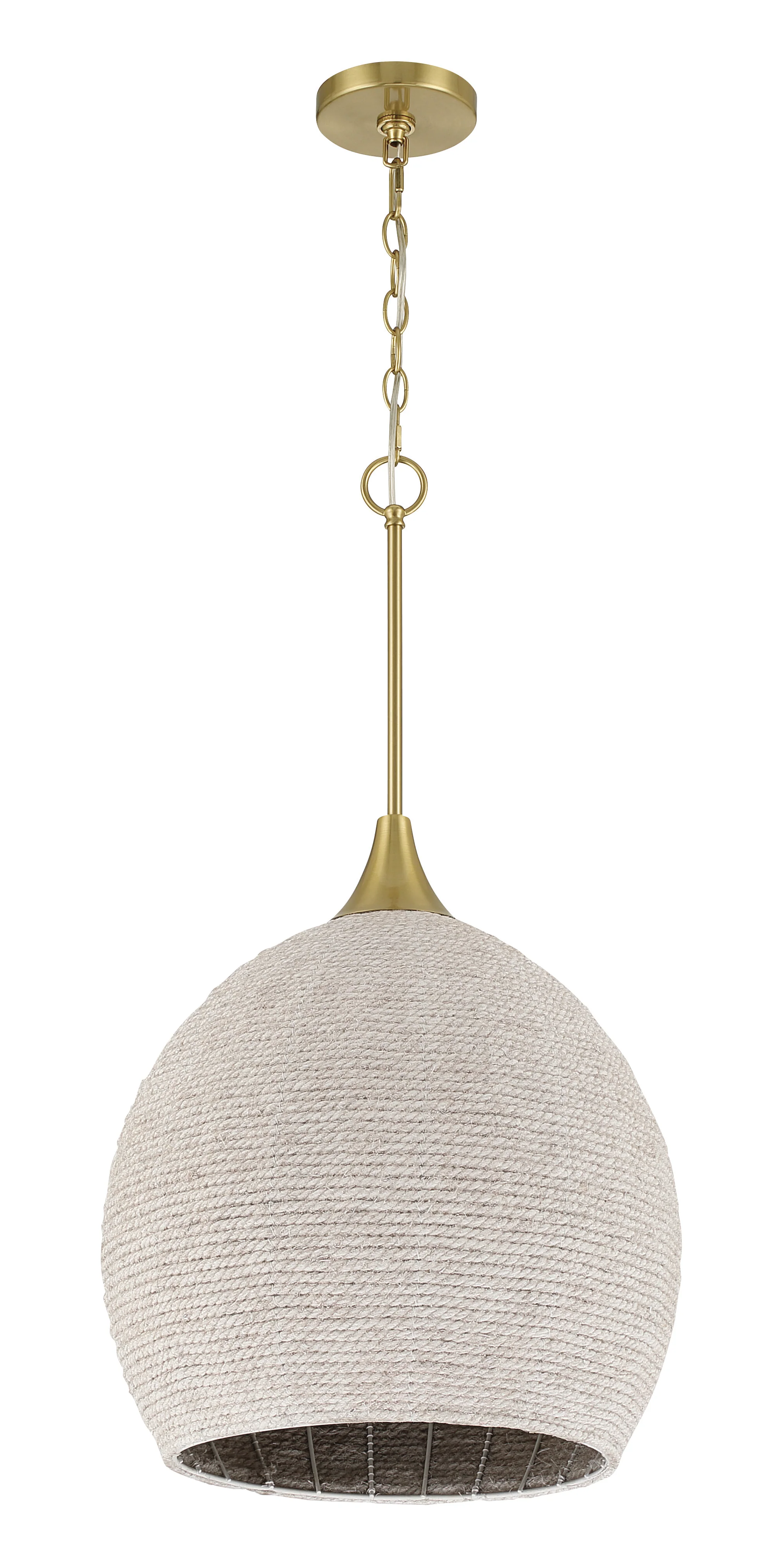 Keira 1-Light Lighting Satin Brass