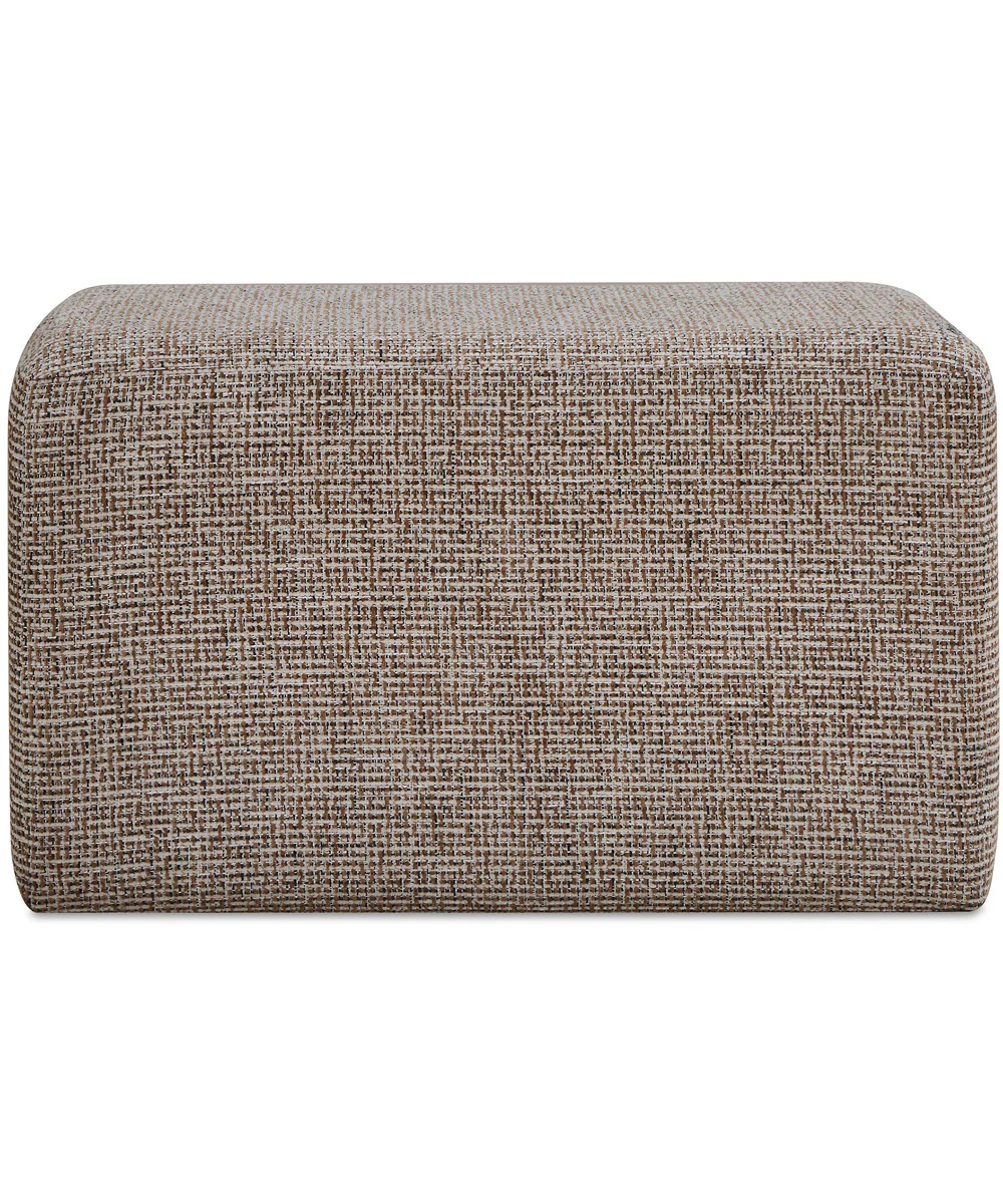 Kelce Woven Checkered Ottoman
