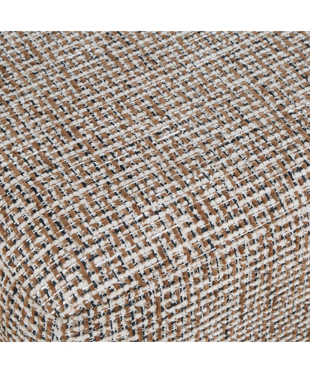 Kelce Woven Checkered Ottoman - Image 4
