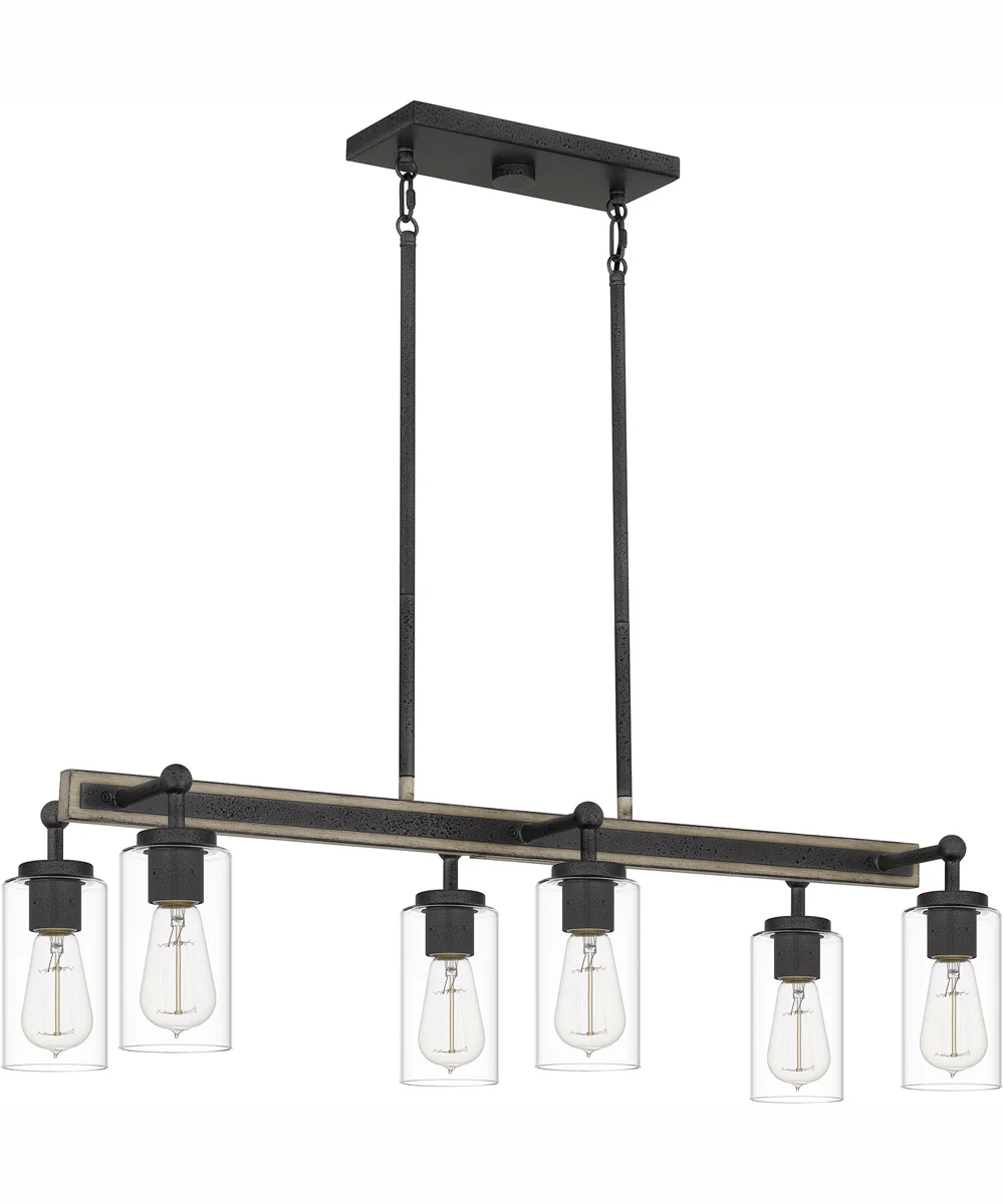 Kelleher Small 6-light Island Light Distressed Iron - Image 3