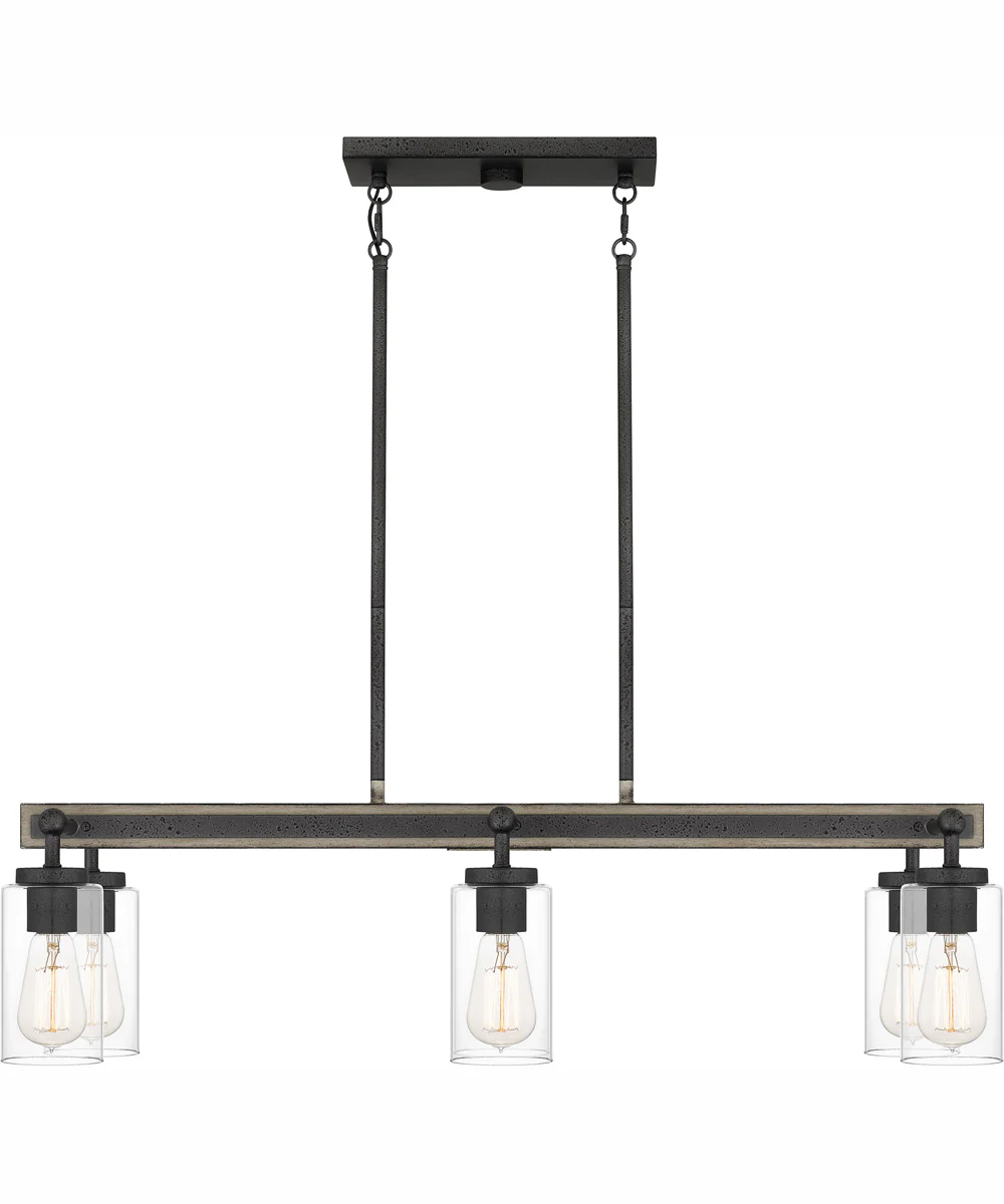 Kelleher Small 6-light Island Light Distressed Iron - Image 4