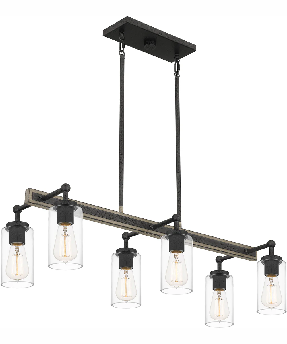 Kelleher Small 6-light Island Light Distressed Iron - Image 5