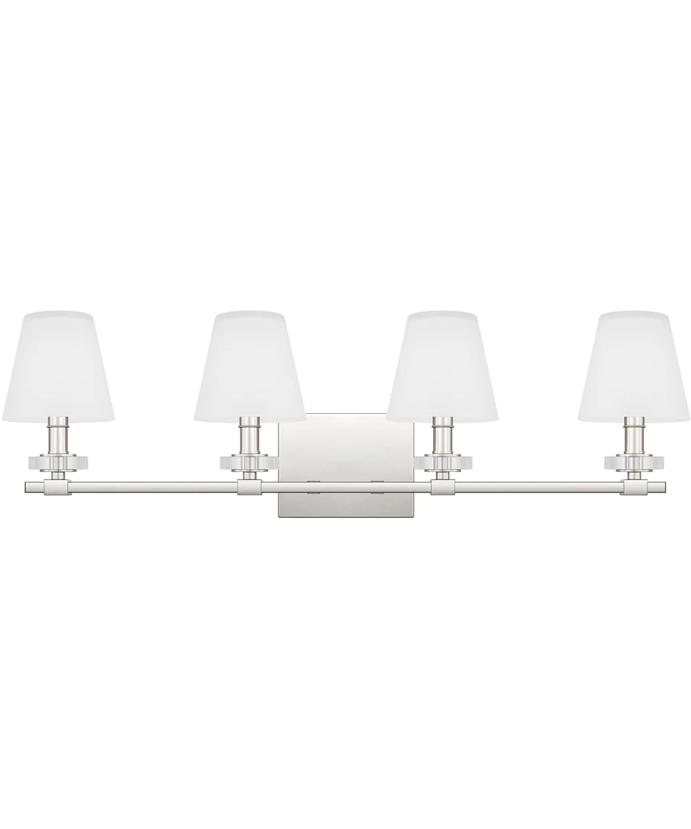 Kelsey Glen Extra Large 4-light Bath Light Polished Nickel - Image 3