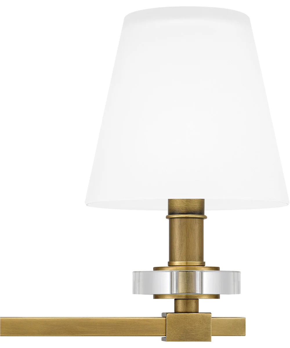 Kelsey Glen Large 3-light Bath Light Weathered Brass - Image 6