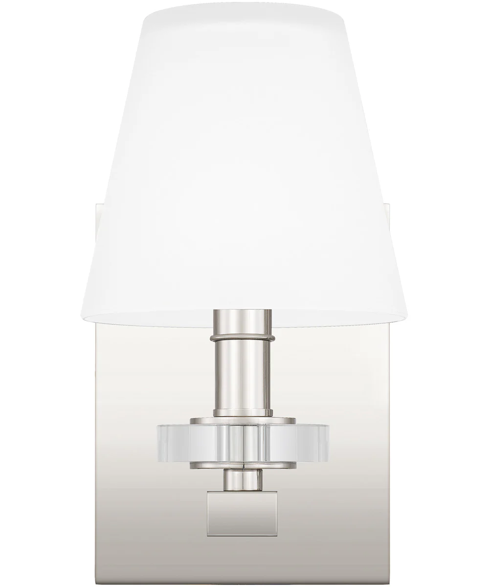 Kelsey Glen Small 1-light Wall Sconce Polished Nickel - Image 4