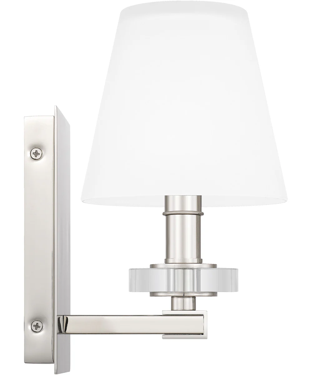 Kelsey Glen Small 1-light Wall Sconce Polished Nickel - Image 5