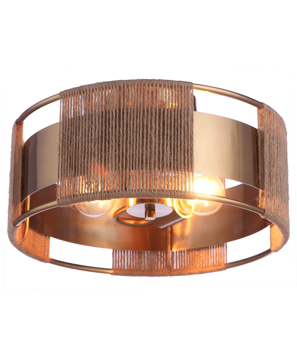 Kensey 2-Light Lighting Satin Brass - Image 2