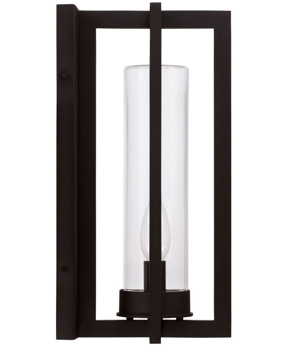 Kent 1-Light Outdoor Wall-Lantern Rain or Shine - Black - Image 5